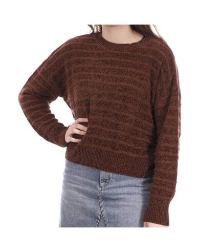 Pull Marron femme Teddy Smith Pabla Chenill - L