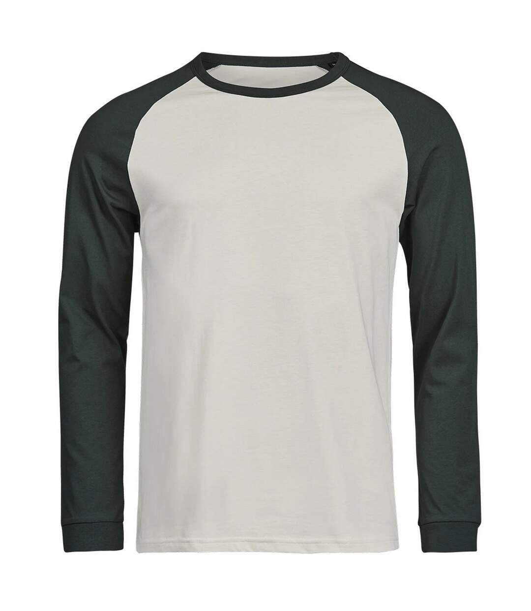 Unisex Adult Unlabeled Baseball T-shirt Cement Dark Green Tee Jays-1
