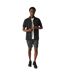 Mens Mindano Viii Patterned Short-sleeved Shirt Ash Black Regatta-1
