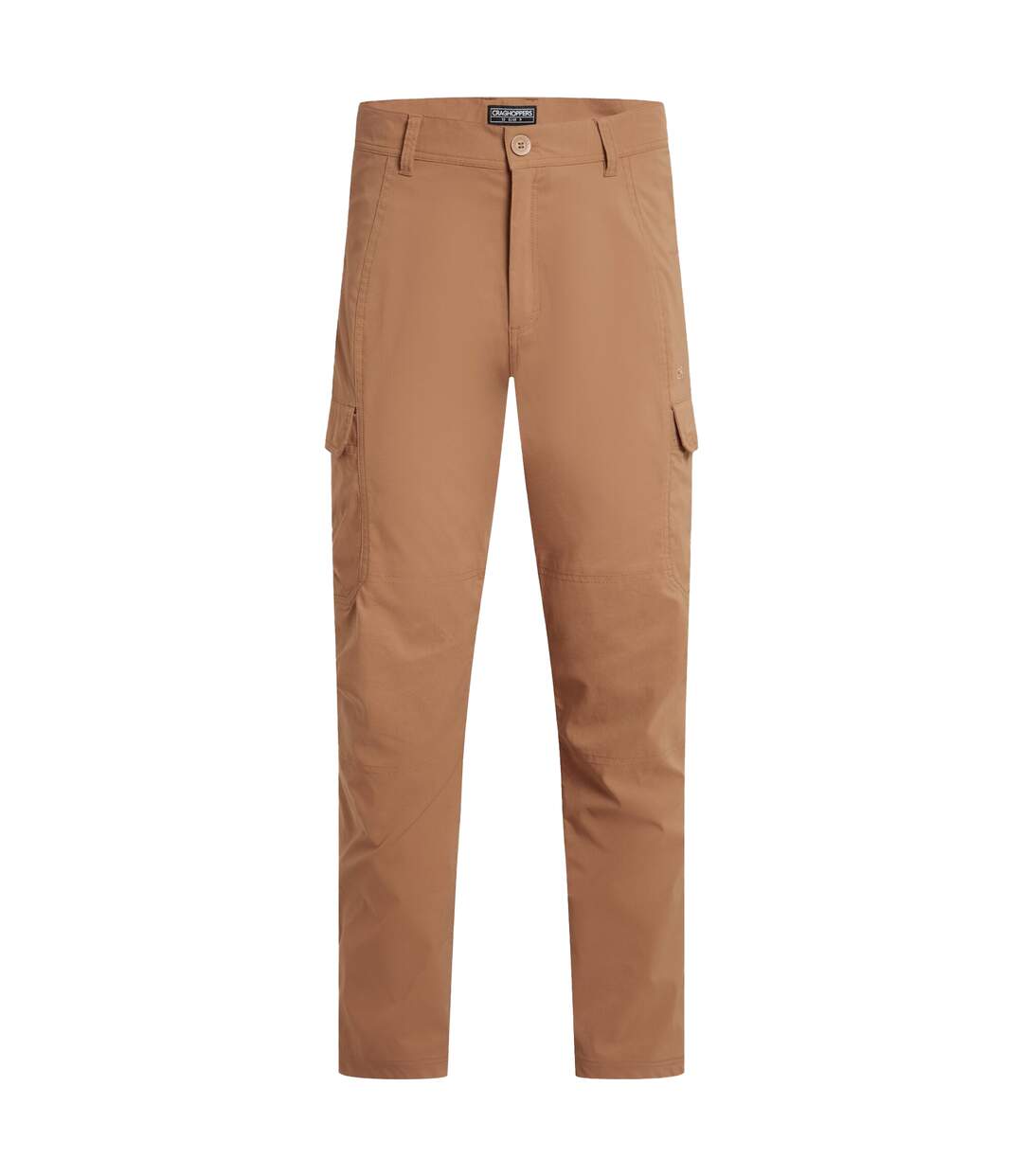 Pantalon Uni À Poches Et Taille Mi-haute Kiwi Pro Homme Marron Clair Craghoppers-2