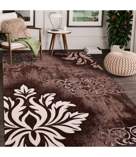 Tapis salon et chambre tissé motif baroque LAR