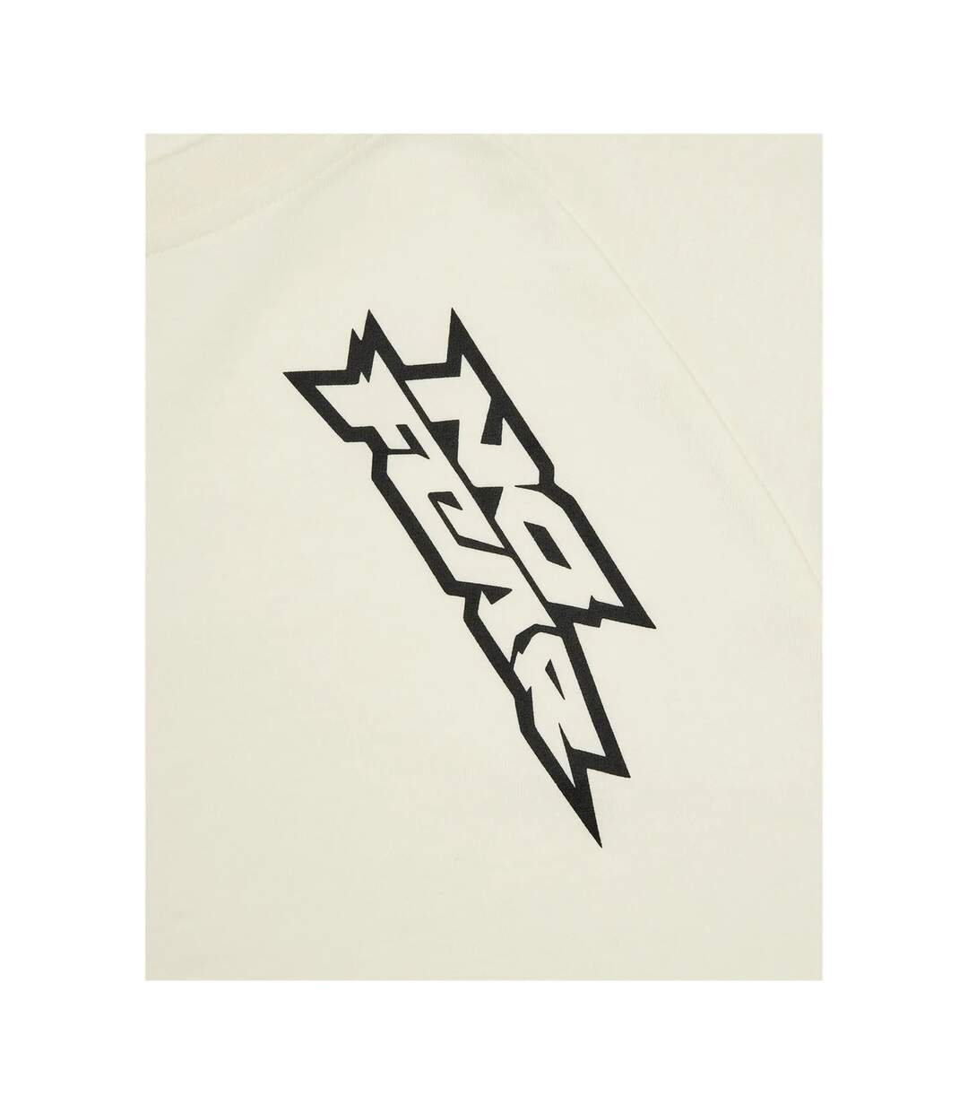 Mens Logo Raglan Long-sleeved T-shirt White No Fear-3