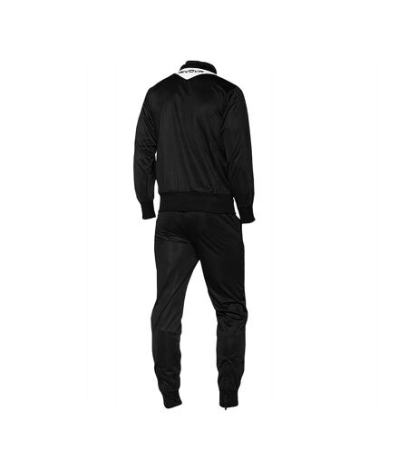 Mens Tuta Visa Tracksuit Black White Givova