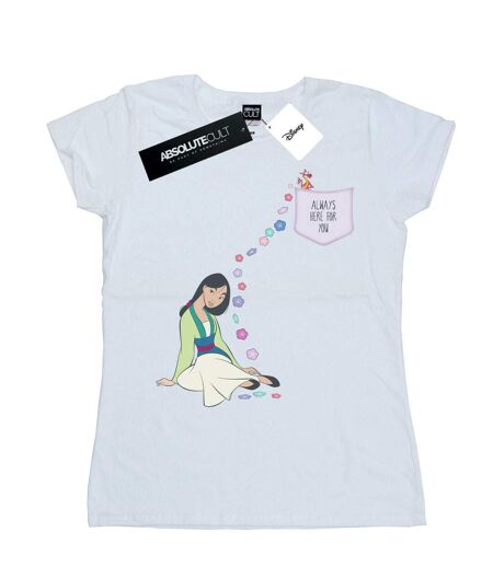 Disney - T-shirt MULAN ALWAYS HERE FOR YOU - Femme (Blanc) - UTBI16253