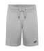 Mens Jersey Lounge Shorts Light Heather Marl Lonsdale-2