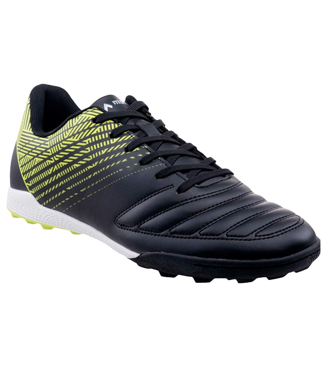 Chaussures De Foot Mator Tf Homme Noir Vert Clair Argenté Martes Essential-1