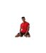 Polo Venata Homme Rouge Blanc Noir Sondico-1