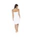 Serviette de bain enveloppante - Femme (Blanc) (S/M) - UTUT544