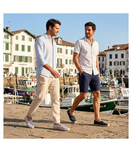OZABI Pack 2 Paires Espadrilles Homme Semelle Corde Jute