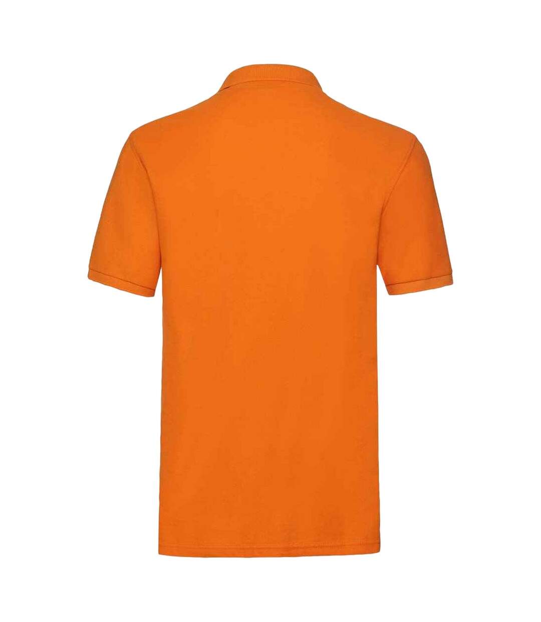 Polo manches courtes homme orange Fruit of the Loom