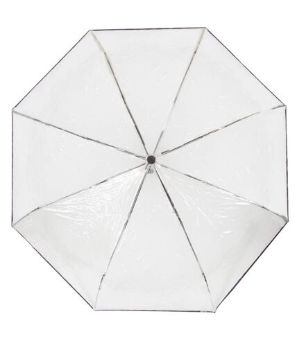 Isotoner Parapluie femme transparent pliant