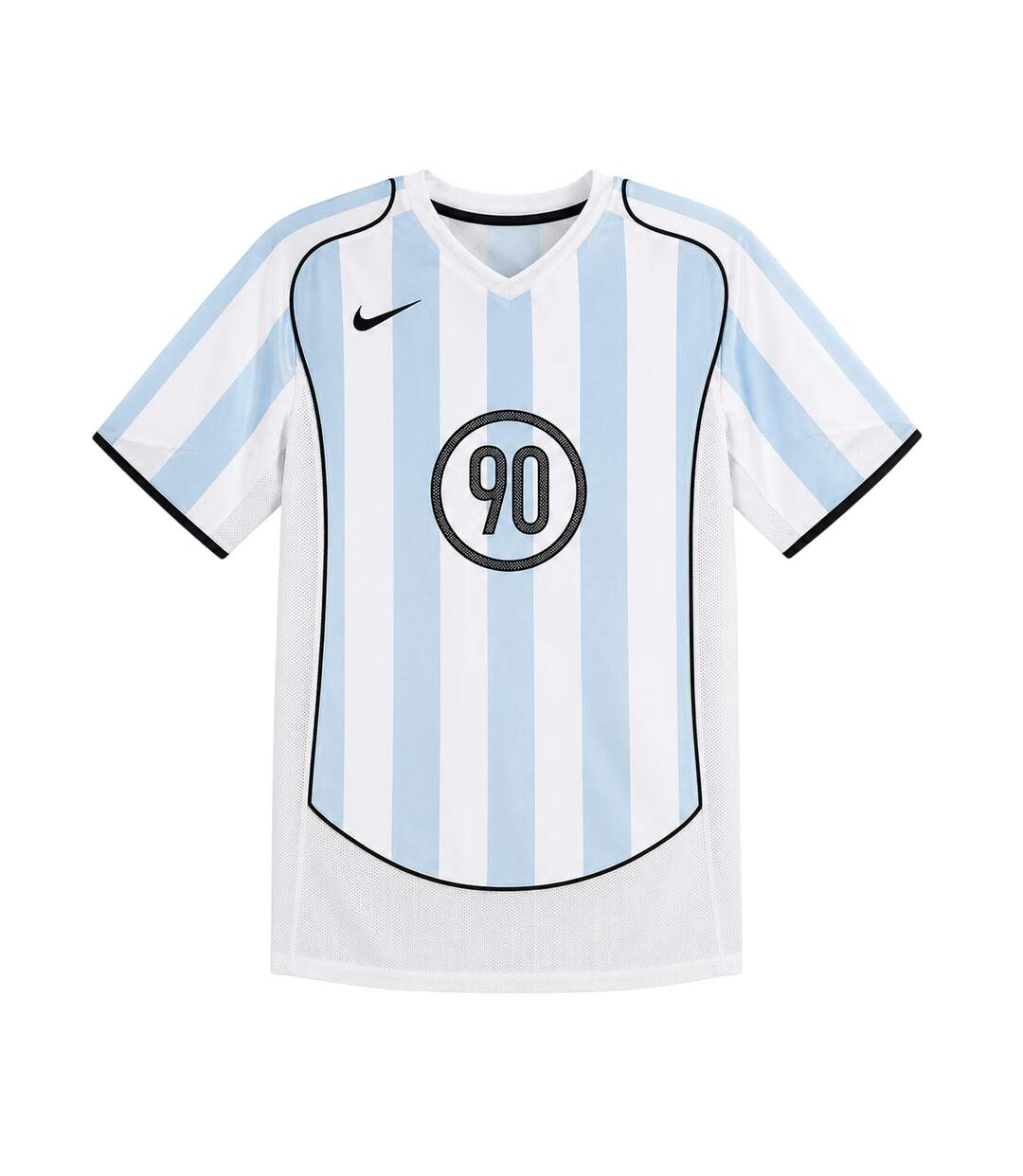 Mens Total 90 Energy Football Shirt White Blue Nike-2
