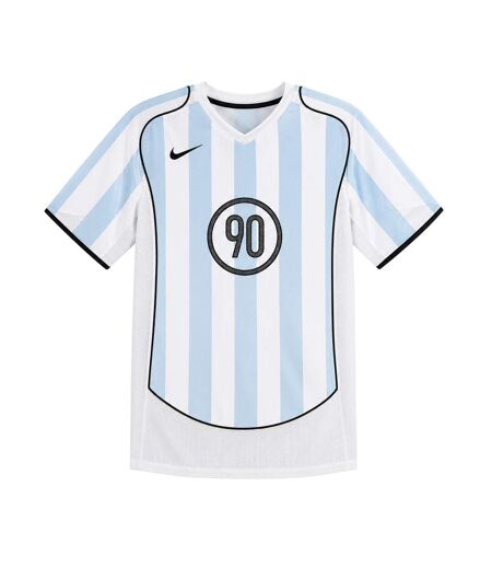 Mens Total 90 Energy Football Shirt White Blue Nike
