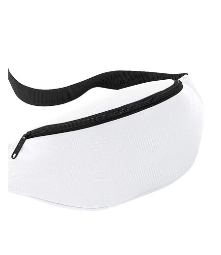 Pack of 2  Adjustable belt bag 2.5 litres  white Bagbase