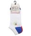 5 Pack Mens Bamboo Trainer Socks with Coloured Heel & Toe