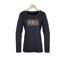 MAYFLOWER NOTICE2 – Tee-shirt manches longues noir sérigraphié pour un style chic et intemporel-2