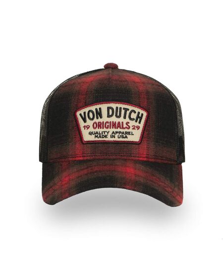 Casquette baseball en flannelle a carreaux Vondutch