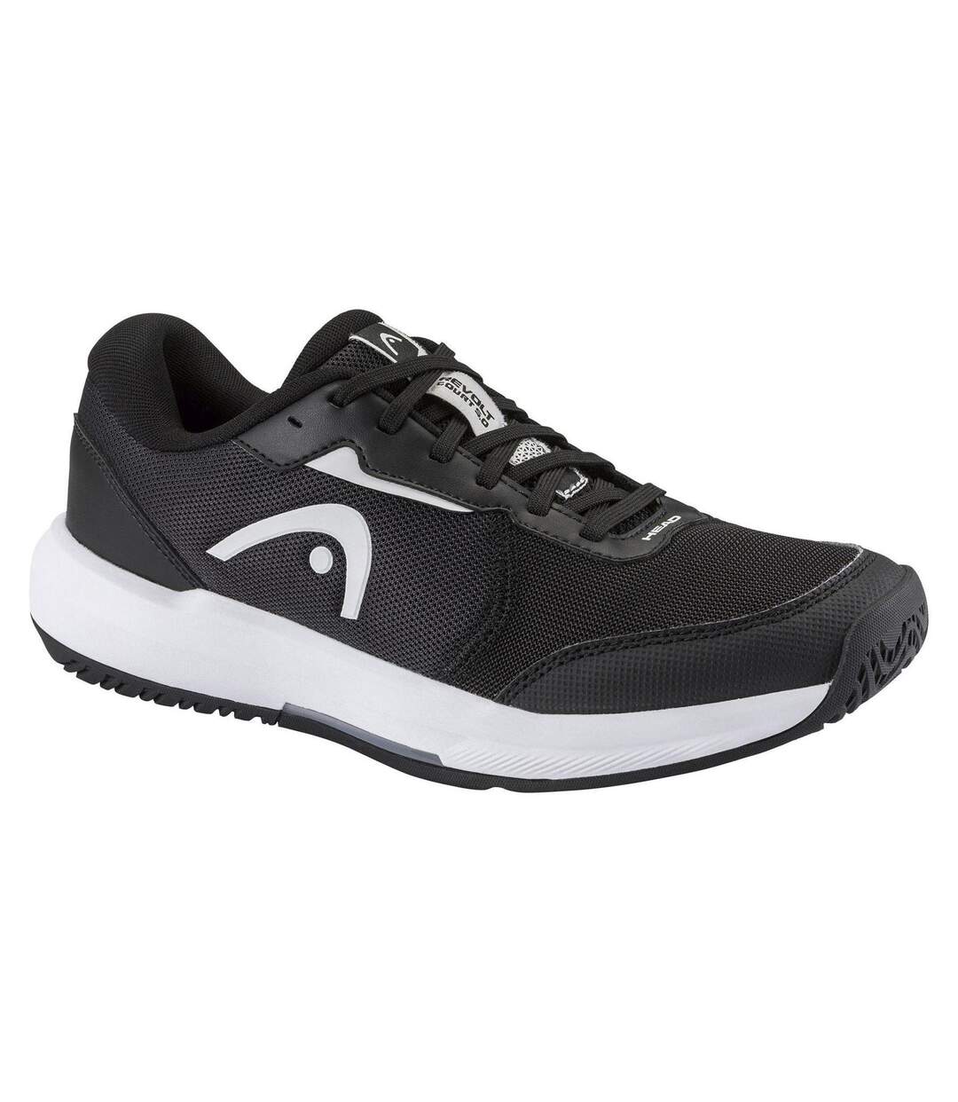 Chaussures De Padel Revolt Court 5.0 Homme Noir Blanc Head-1