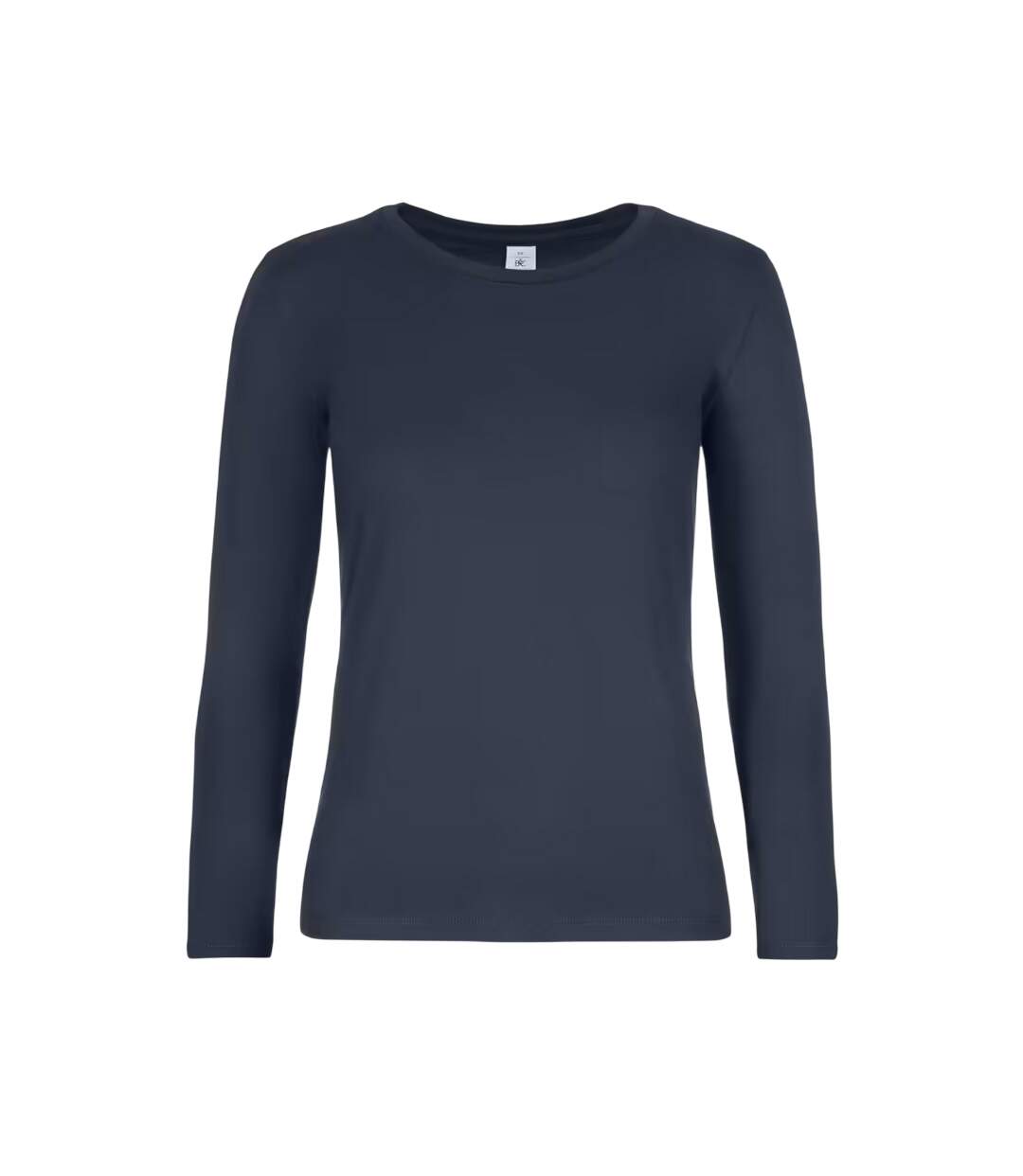 T-shirt Manches Longues #e190 Femme Bleu Marine B&C-1