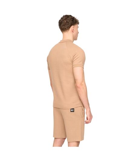Mens Topfield Polo Shirt Sand Duck And Cover
