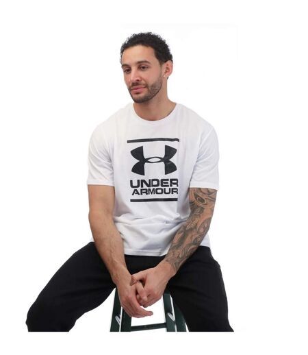 T-shirt manches courtes gl foundation homme blanc Under Armour