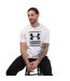 T-shirt manches courtes gl foundation homme blanc Under Armour-4