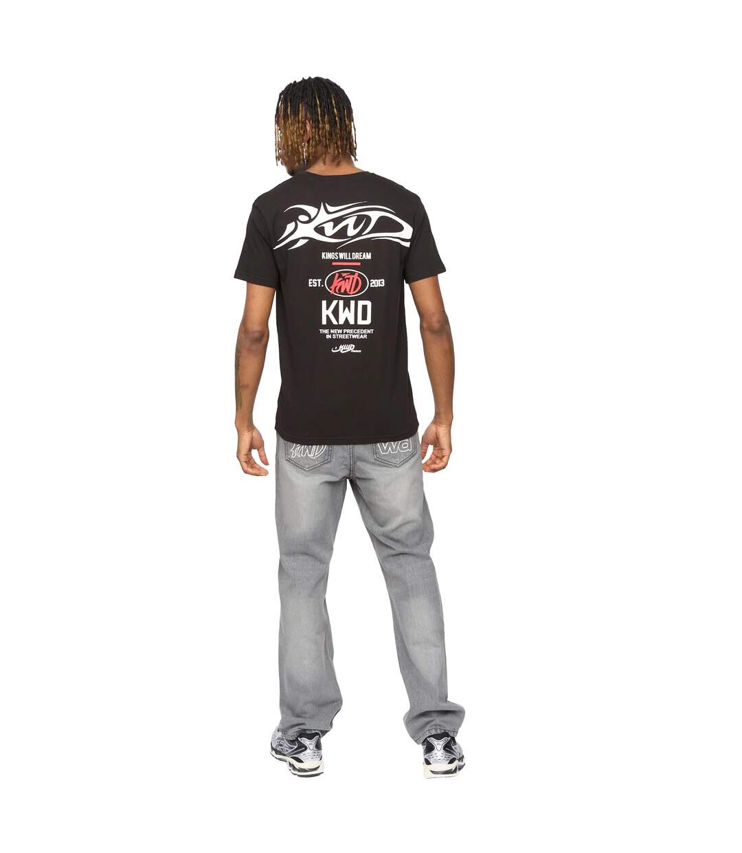Mens Tattooed T-shirt Black Kings Will Dream-3