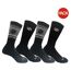 Lot De 4  Chaussettes Homme Noir Gelert-1