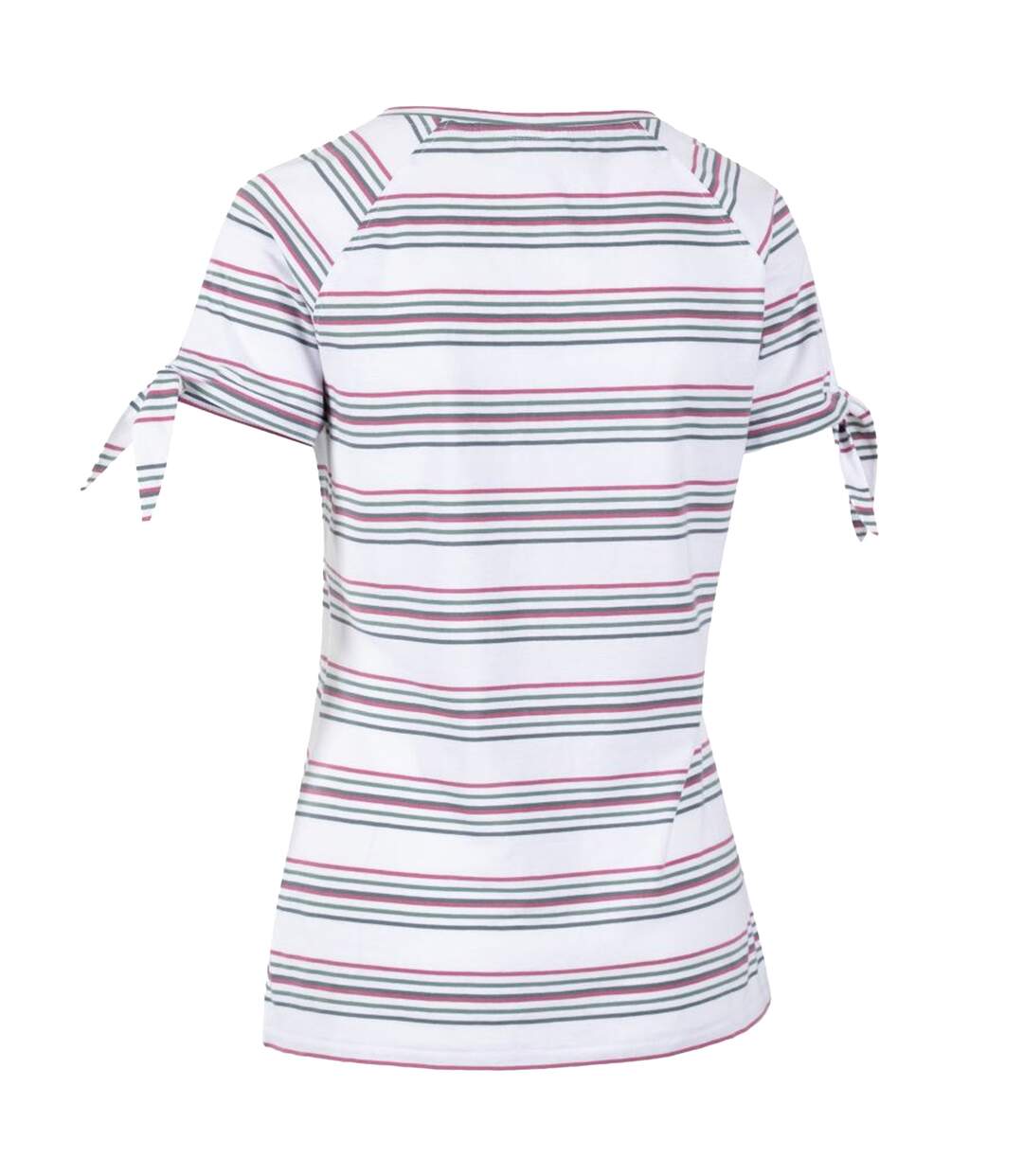 Womens/ladies fernie t-shirt multicoloured stripe Trespass-2