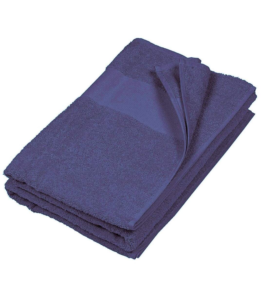 Serviette de toilette - K112 - bleu marine-1