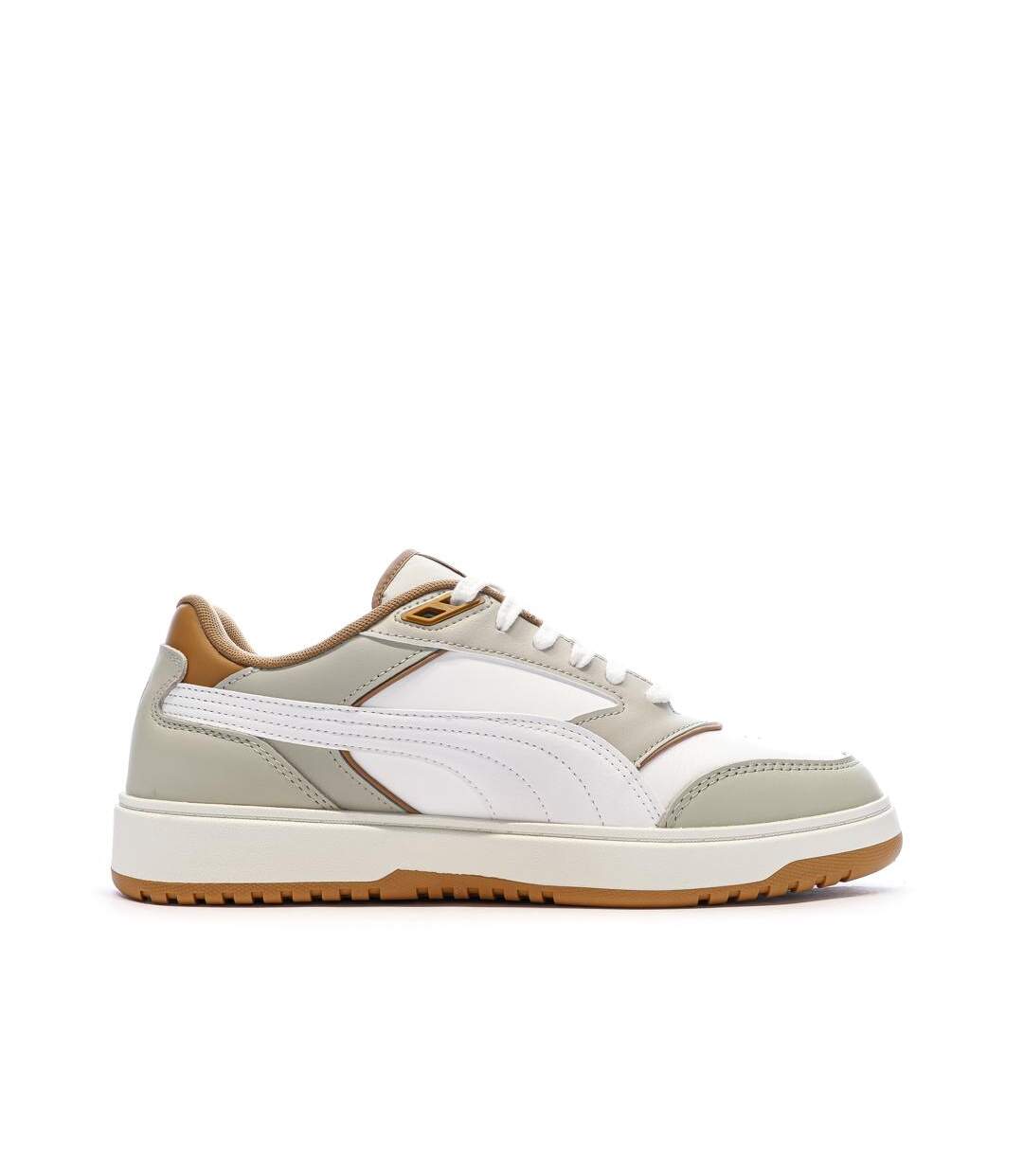Baskets beiges/camel homme puma doublecourt03-2