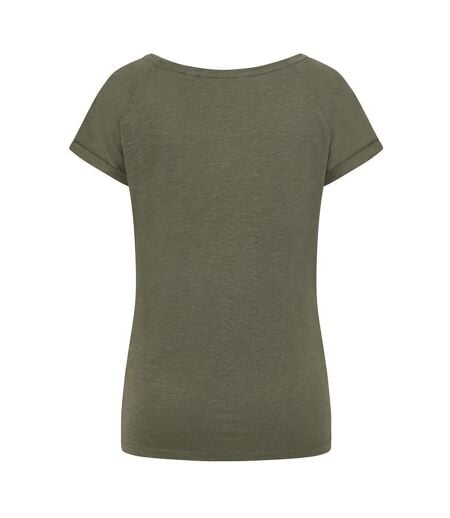 T-shirt Femme Kaki Lazy Jacks