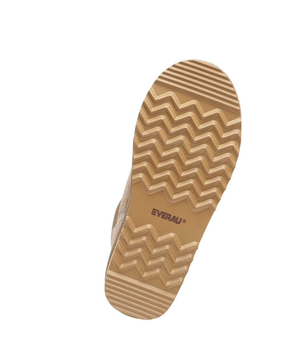 Womens/ladies Marbled Leather Trainers Sand EverAu-4