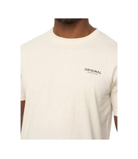 T-shirt Allmoore Homme Beige Crosshatch