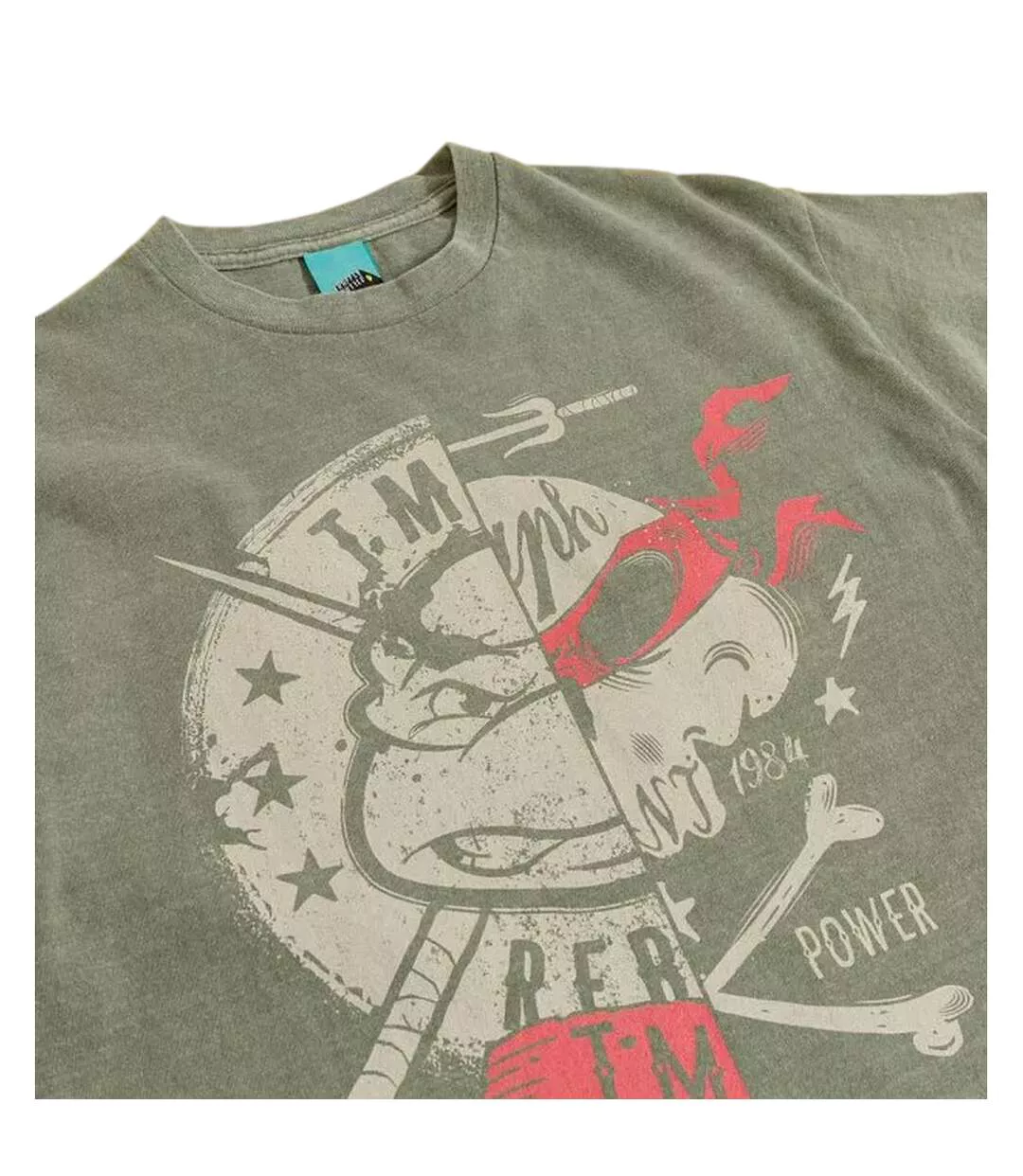 T-shirt Motif/style Fendu Adulte Vert Teenage Mutant Ninja Turtles-3