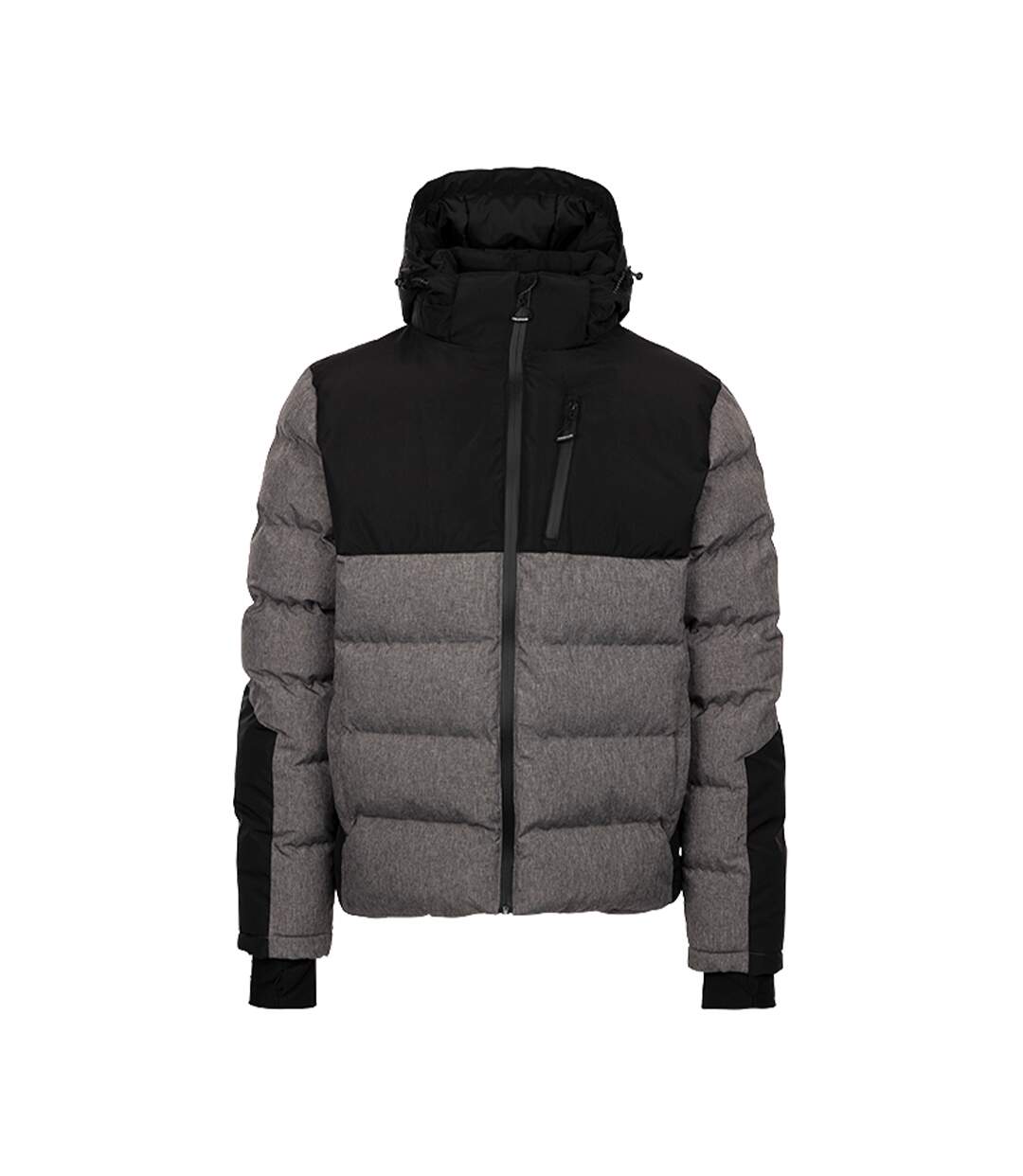 Mens delabole padded jacket grey marl Trespass