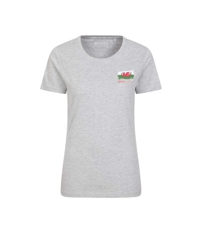 Womens/ladies wales t-shirt grey Mountain Warehouse