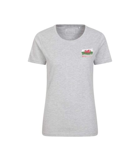 Womens/ladies wales t-shirt grey Mountain Warehouse