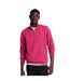 Mens loopback quarter zip sweatshirt rich burgundy Lyle & Scott