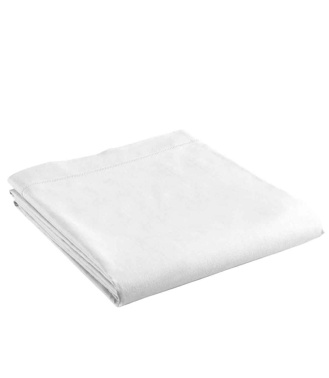 Drap Plat en Coton Biolina 180x290cm Blanc-2