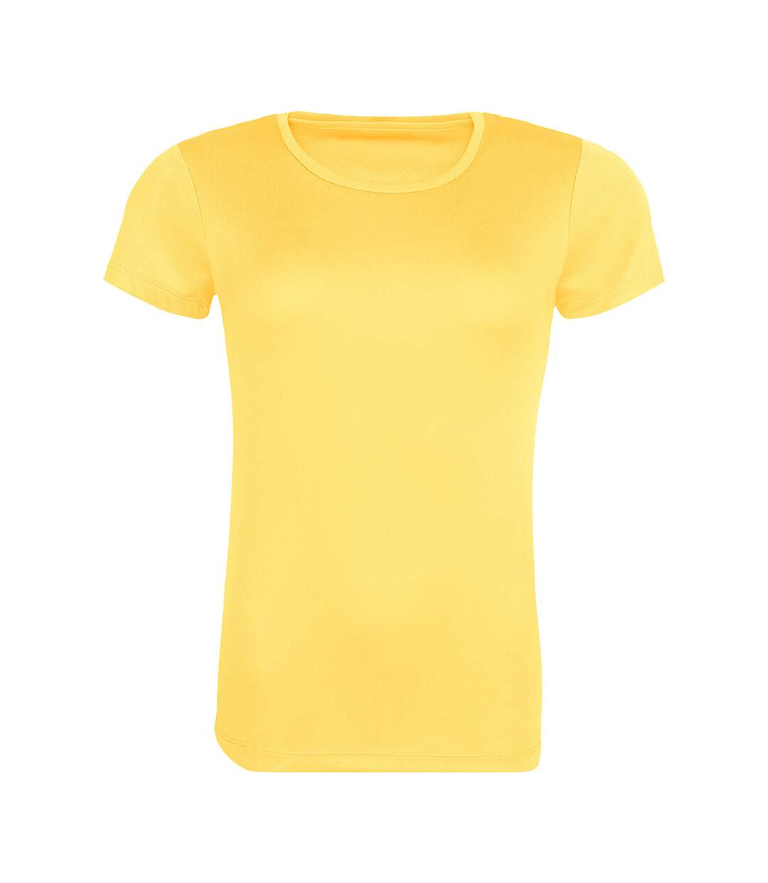 T-shirt cool femme jaune Awdis