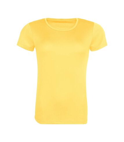 Awdis Womens/Ladies Cool Recycled T-Shirt (Sun Yellow) - UTRW8280