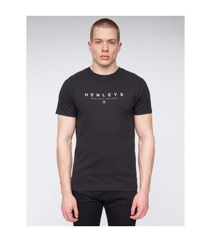 Henleys Mens Ninesix Logo T-Shirt (Black)
