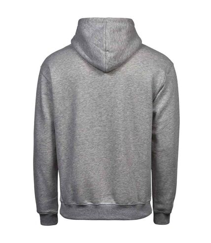 Mens hooded sweatshirt heather grey Tee Jays