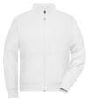 Veste sweat zippée workwear - Homme - JN1810 - blanc