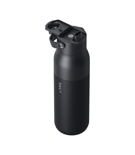 Swig Top 1000ml Water Bottle One Size Solid Black Larq