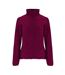 Womens/ladies Artic Fleece Jacket Garnet Red Roly-1