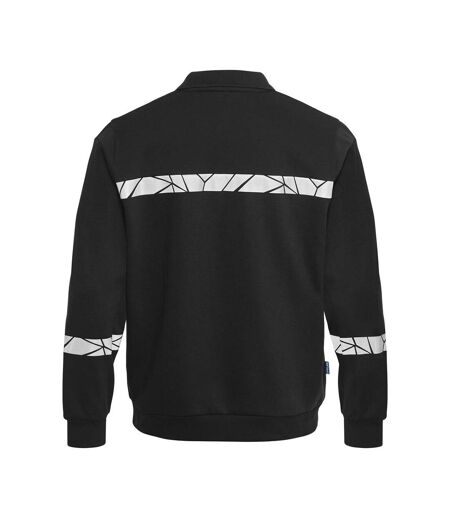 Mens Progression Hi-vis Polo Sweatshirt Black Projob