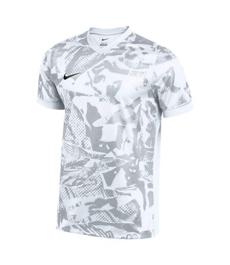 T-shirt Precision Homme Blanc Gris Argenté Nike