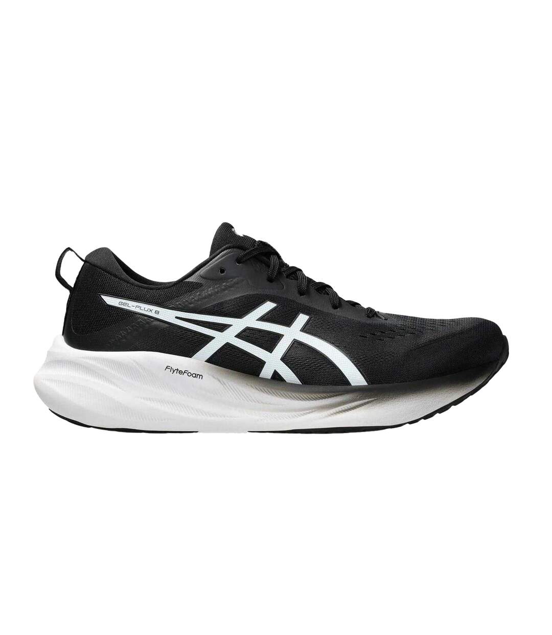 Chaussures Gel Flux Femme Noir Blanc Asics-1